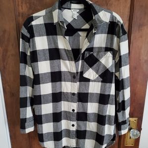 Forever 21 buffalo plaid button up